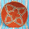 Ugandan Hand Woven Raffia Coiled Basket