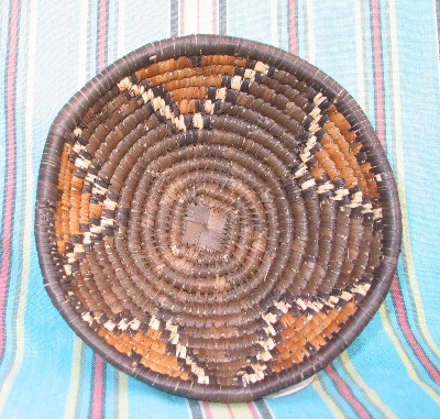 Zulu Woven Nut Bowl Basket