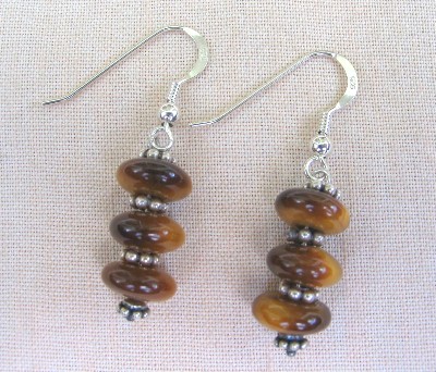 South African Tiger's Eye and Bali Silver