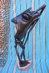 Makonde Wood Carved "Shetani " Sculpture