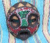 Wood Carvingd Beaded Mask (Small)