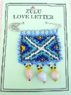 Zulu Beaded Love Letter Pin 
