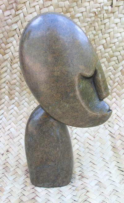 Gallery Shona Serpentine "Resting Man" Sculpture