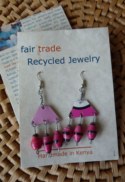 tin and paper bead earrings kisumu kenya has long been known for 