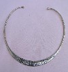 Tuareg Silver Etched Choker Niger