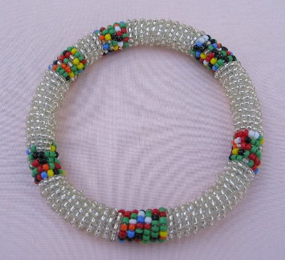 Maasai Beaded Bangle Bracelet